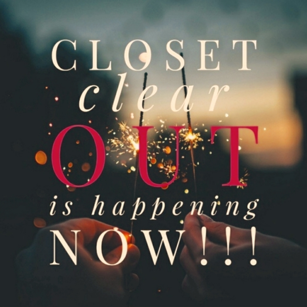 Closet Clear Out Time